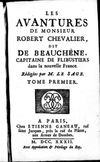 CHEVALIER, dit Beauchêne, ROBERT