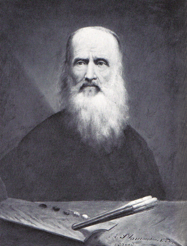 Titre original :    Description English: Antoine Plamondon, self-portrait. Oil on canvas; 81 x 65 cm. Original in the Musée du Séminaire de Québec, Quebec City, Canada Date 1882(1882) Source Musée du Séminaire de Québec Author Antoine Plamondon



