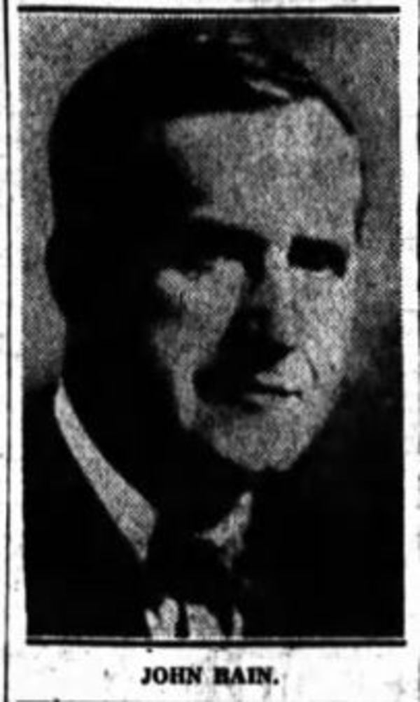 Original title:  John Bain. From: The Ottawa Journal, 26 February 1932, page 13. 