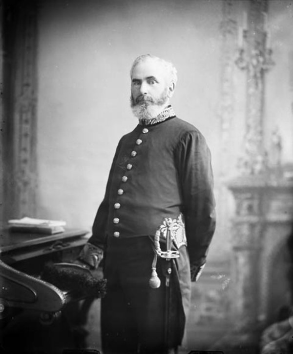 Original title:  Hon. Thomas White, M.P. (Cardwell, Ont.) (Minister of the Interior) b. Aug. 7, 1830 - Apr. 21, 1888. 