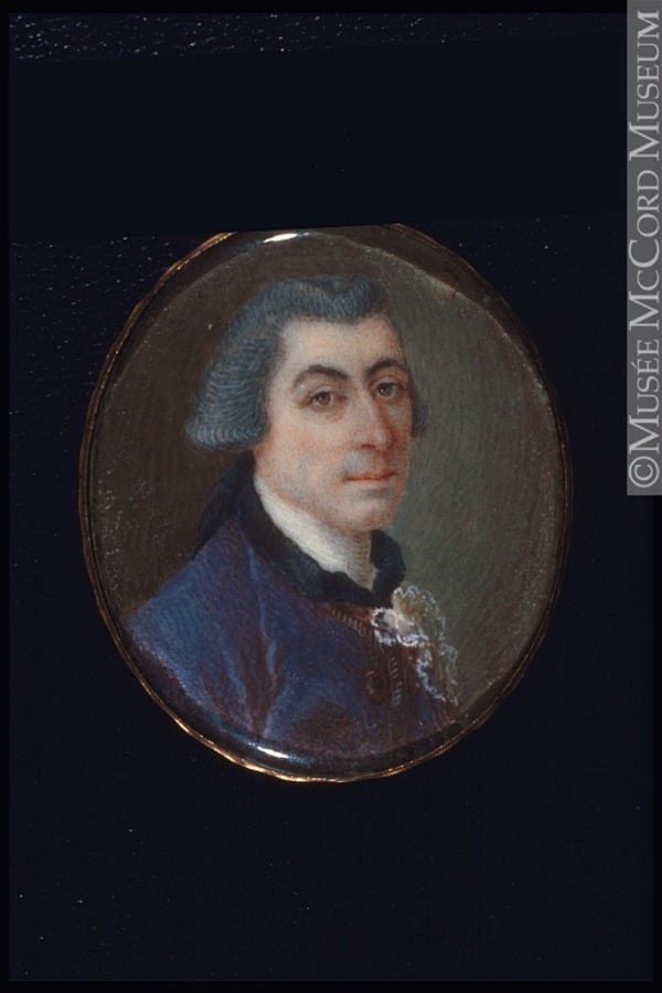 Titre original :  Painting, miniature Portrait of William Nelson (1750-1834) Anonyme - Anonymous 1750-1800, 18th century 3.9 x 3.2 cm Purchase from Mr. John L. Russell M22339 © McCord Museum Keywords:  male (26812) , Painting (2229) , painting (2226) , portrait (53878)