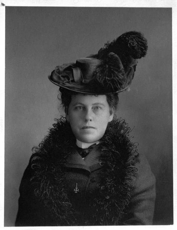 Original title:  Mrs. Willoughby Cummings (Emily McCausland Cummings) Toronto corresponding secretary of the National Council of Women of Canada. Credit: Library and Archives Canada/PA-057336.  Restrictions on use: Nil. Copyright: Expired. Accession number: 1950-030. Item number: 3214496. 