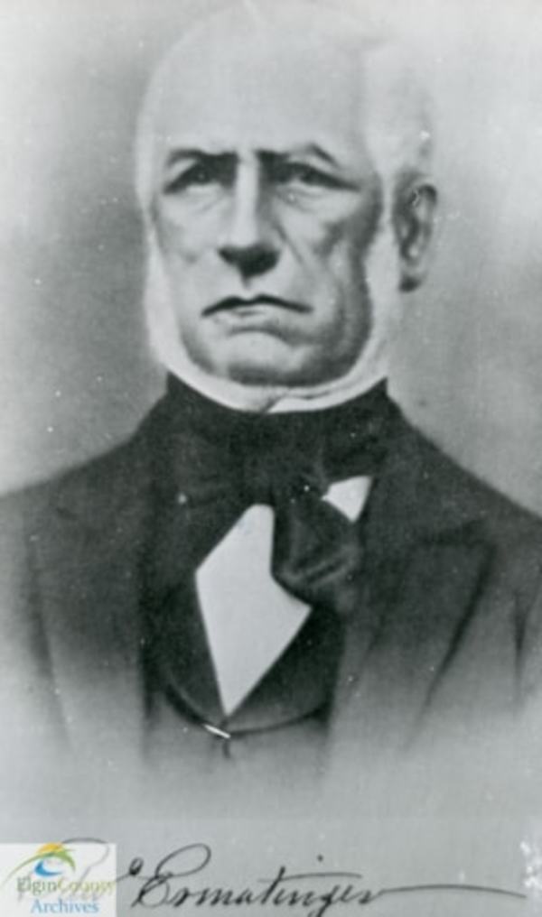 Original title:  Portrait of Edward Ermatinger.

c. 1860 

Elgin County Archives, part of St. Thomas Public Library Collection. 