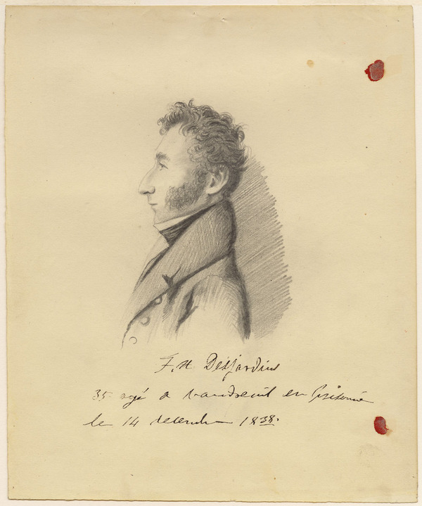 Original title:  François Xavier Desjardins. 