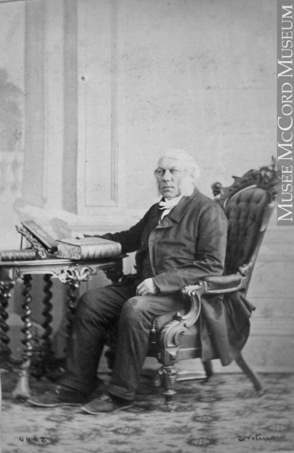 Original title:  Photograph Rev. R. R. Burrage, Montreal, QC, 1862 William Notman (1826-1891) 1862, 19th century Silver salts on paper mounted on paper - Albumen process 8.5 x 5.6 cm Purchase from Associated Screen News Ltd. I-4462.1 © McCord Museum Keywords:  male (26812) , Photograph (77678) , portrait (53878)