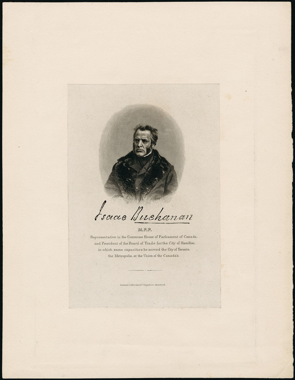 Titre original :  Isaac Buchanan, M.P.P. 