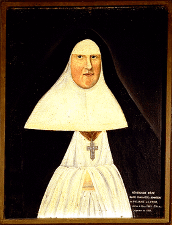 Titre original :  MARIE-CHARLOTTE DE RAMEZAY, de Saint-Claude de la Croix