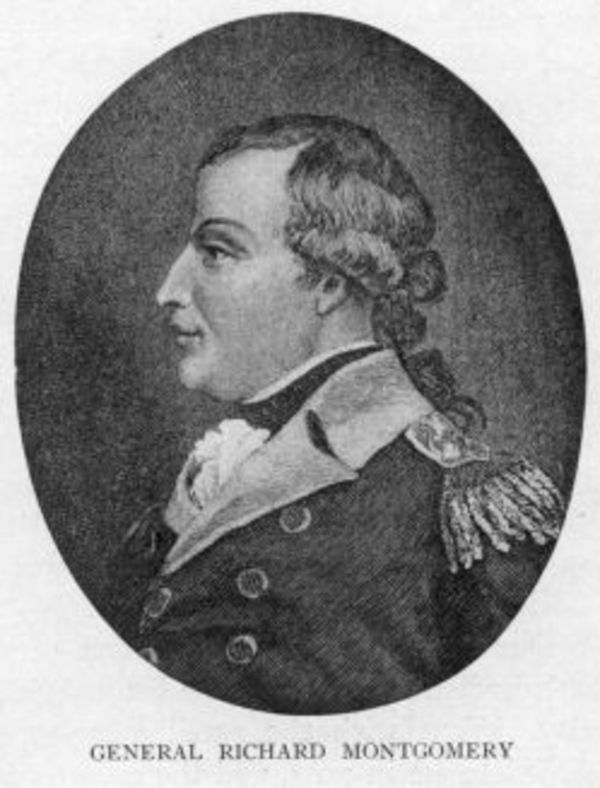 Titre original :    Description English: Engraved portrait of Richard Montgomery, the Continental Army general killed at the 1775 Battle of Quebec. Date Published 1909 Source Canada, the empire of the North by Agnes Christina Laut, p. 301: http://books.google.com/books?id=ooQpAAAAYAAJ&dq=laut%20canada%20empire&pg=PA301#v=onepage&q=montgomery&f=false Author Engraving based on a painting by Alonzo Chappel

