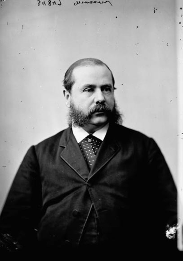 Original title:  Hon. Louis François Rodrigue Masson, M.P. (Terrebonne, P.Q.) (Minister of Militia and Defence) B. Nov. 7, 1833 - d. Nov. 8, 1903. 