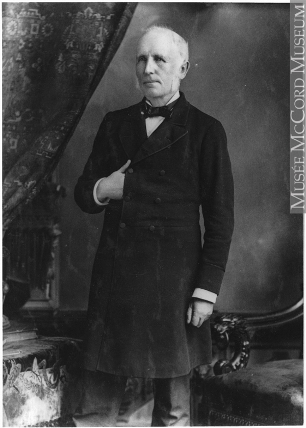 Titre original :  Photograph Sir Ambrose Shea, politician, Montreal, QC, 1885 Wm. Notman & Son 1885, 19th century Silver salts on paper mounted on paper - Albumen process 17 x 12 cm Purchase from Associated Screen News Ltd. II-77257.1 © McCord Museum Keywords:  male (26812) , Photograph (77678) , portrait (53878)